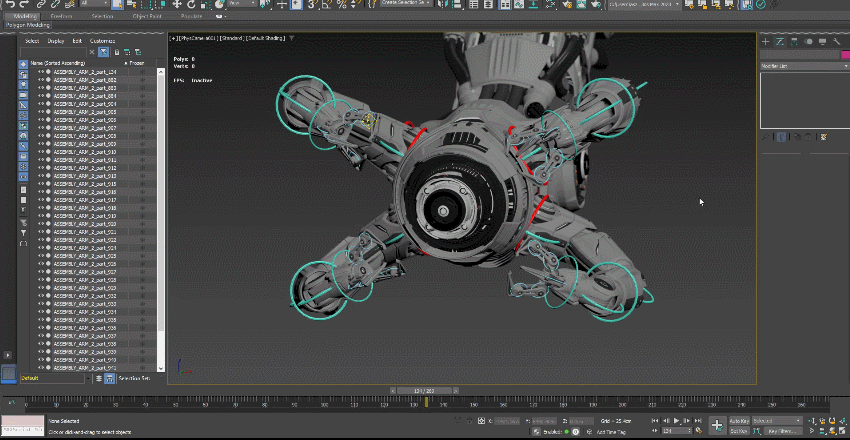 Exemplo de render 3DS Max